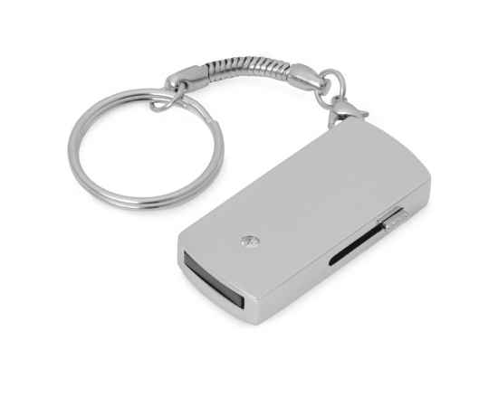 USB 2.0- флешка на 32 Гб с выдвижным механизмом и мини чипом, 32Gb, 6401.32.08, Цвет: оранжевый,серебристый, Размер: 32Gb, изображение 3