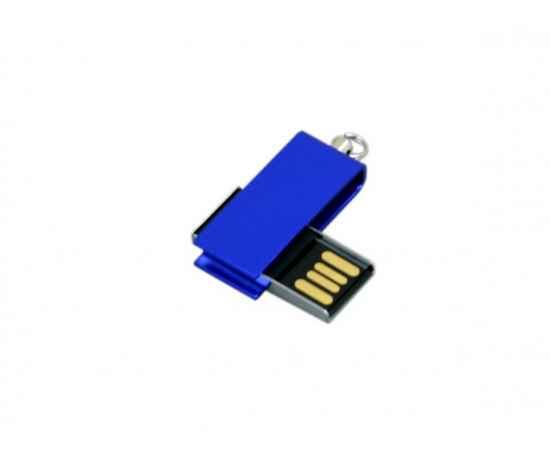 USB 2.0- флешка мини на 32 Гб с мини чипом в цветном корпусе, 32Gb, 6007.32.02, Цвет: синий, Размер: 32Gb, изображение 3