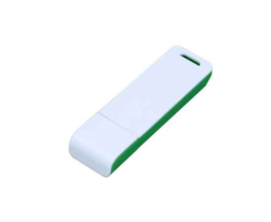 USB 2.0- флешка на 16 Гб с оригинальным двухцветным корпусом, 16Gb, 6013.16.03, Цвет: зеленый,белый, Размер: 16Gb, изображение 3