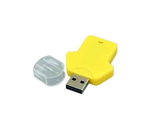 USB 2.0- флешка на 16 Гб в виде футболки, 16Gb, 6005.16.04, Цвет: желтый, Интерфейс: USB 2.0, Объем памяти: 16 Gb, Размер: 16Gb, изображение 2