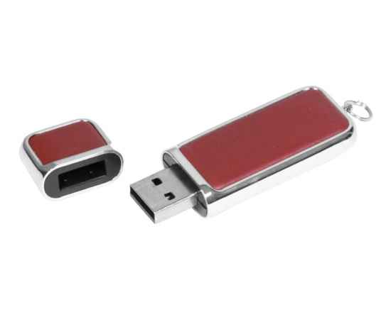 USB 2.0- флешка на 16 Гб компактной формы, 16Gb, 6213.16.14, Цвет: коричневый,серебристый, Размер: 16Gb, изображение 2