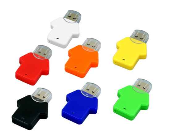 USB 2.0- флешка на 16 Гб в виде футболки, 16Gb, 6005.16.06, Цвет: белый, Интерфейс: USB 2.0, Объем памяти: 16 Gb, Размер: 16Gb, изображение 4