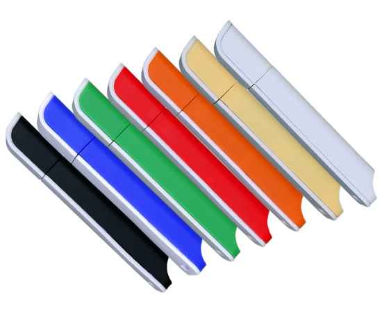 USB 2.0- флешка на 32 Гб с оригинальным двухцветным корпусом, 32Gb, 6013.32.02, Цвет: синий,белый, Размер: 32Gb, изображение 5