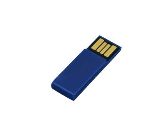 USB 2.0- флешка промо на 16 Гб в виде скрепки, 16Gb, 6012.16.02, Цвет: синий, Интерфейс: USB 2.0, Объем памяти: 16 Gb, Размер: 16Gb, изображение 2