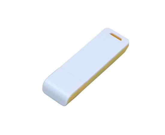 USB 2.0- флешка на 16 Гб с оригинальным двухцветным корпусом, 16Gb, 6013.16.04, Цвет: желтый,белый, Размер: 16Gb, изображение 3
