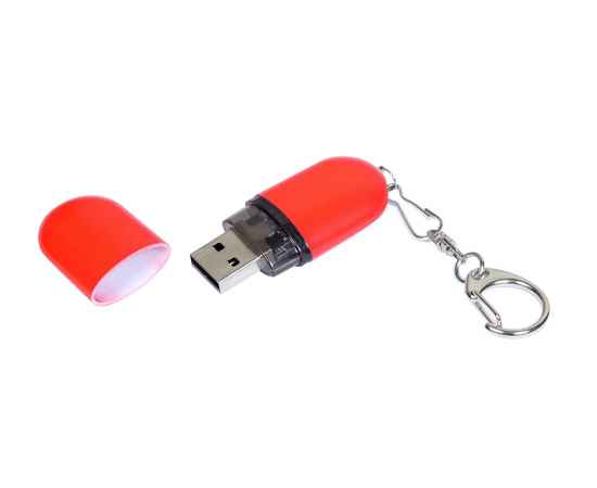 USB 2.0- флешка промо на 16 Гб каплевидной формы, 16Gb, 6015.16.01, Цвет: красный, Интерфейс: USB 2.0, Объем памяти: 16 Gb, Размер: 16Gb, изображение 2