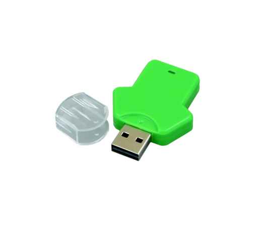 USB 2.0- флешка на 16 Гб в виде футболки, 16Gb, 6005.16.03, Цвет: зеленый, Интерфейс: USB 2.0, Объем памяти: 16 Gb, Размер: 16Gb, изображение 2