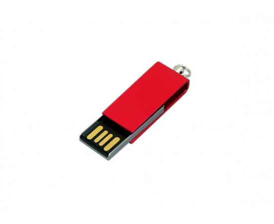 USB 2.0- флешка мини на 32 Гб с мини чипом в цветном корпусе, 32Gb, 6007.32.01, Цвет: красный, Размер: 32Gb, изображение 2