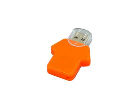 USB 2.0- флешка на 16 Гб в виде футболки, 16Gb, 6005.16.08, Цвет: оранжевый, Интерфейс: USB 2.0, Объем памяти: 16 Gb, Размер: 16Gb, изображение 3