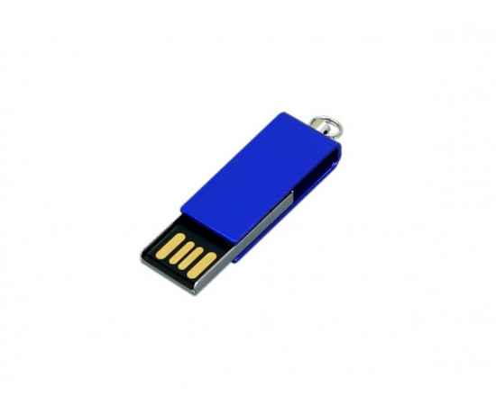 USB 2.0- флешка мини на 32 Гб с мини чипом в цветном корпусе, 32Gb, 6007.32.02, Цвет: синий, Размер: 32Gb, изображение 2