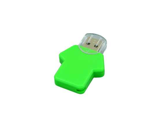USB 2.0- флешка на 16 Гб в виде футболки, 16Gb, 6005.16.03, Цвет: зеленый, Интерфейс: USB 2.0, Объем памяти: 16 Gb, Размер: 16Gb, изображение 3