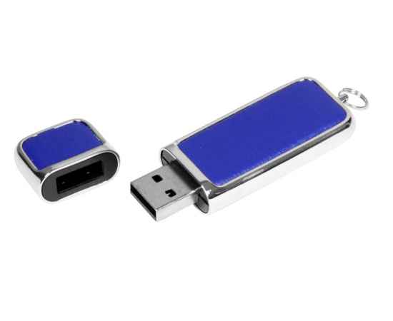 USB 2.0- флешка на 16 Гб компактной формы, 16Gb, 6213.16.02, Цвет: синий,серебристый, Размер: 16Gb, изображение 2
