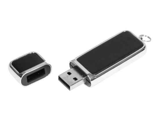 USB 2.0- флешка на 16 Гб компактной формы, 16Gb, 6213.16.07, Цвет: черный,серебристый, Размер: 16Gb, изображение 2