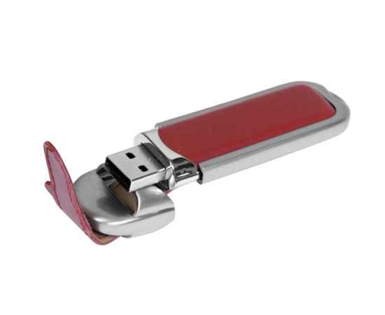 USB 2.0- флешка на 16 Гб с массивным классическим корпусом, 16Gb, 6212.16.14, Цвет: коричневый,серебристый, Размер: 16Gb, изображение 2