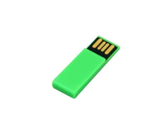 USB 2.0- флешка промо на 16 Гб в виде скрепки, 16Gb, 6012.16.03, Цвет: зеленый, Интерфейс: USB 2.0, Объем памяти: 16 Gb, Размер: 16Gb, изображение 2