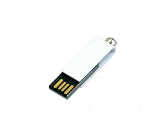 USB 2.0- флешка мини на 16 Гб с мини чипом в цветном корпусе, 16Gb, 6007.16.06, Цвет: белый, Размер: 16Gb, изображение 2