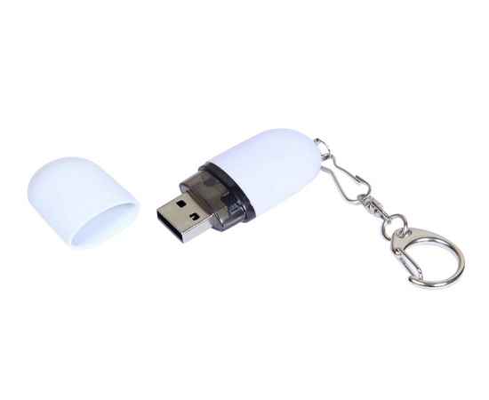 USB 2.0- флешка промо на 16 Гб каплевидной формы, 16Gb, 6015.16.06, Цвет: белый, Интерфейс: USB 2.0, Объем памяти: 16 Gb, Размер: 16Gb, изображение 2