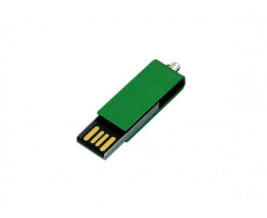 USB 2.0- флешка мини на 16 Гб с мини чипом в цветном корпусе, 16Gb, 6007.16.03, Цвет: зеленый, Размер: 16Gb, изображение 2