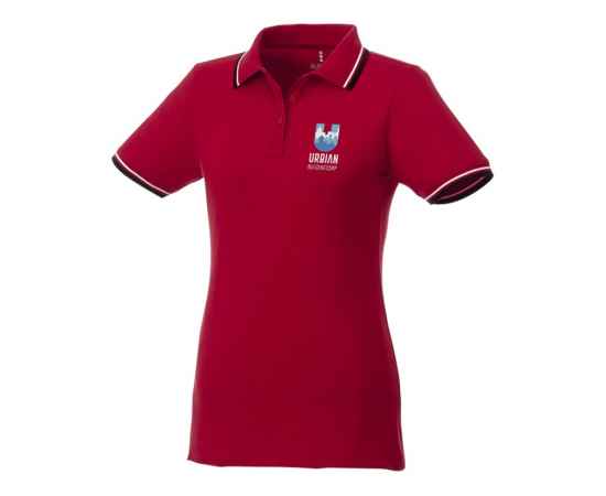 Рубашка поло Fairfield женская, XS, 3810325XS, Цвет: красный, Размер: XS, изображение 4