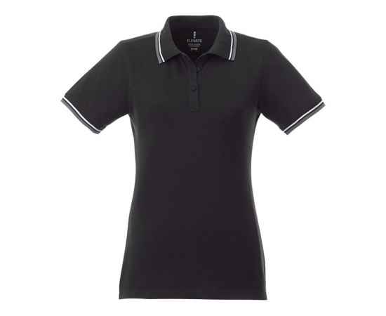 Рубашка поло Fairfield женская, XS, 3810399XS, Цвет: черный, Размер: XS, изображение 2