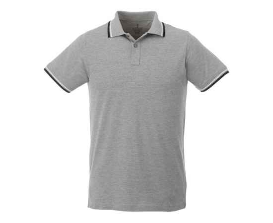 Рубашка поло Fairfield мужская, XS, 3810296XS, Цвет: светлый меланж, Размер: XS, изображение 2