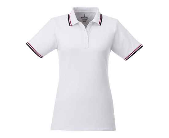 Рубашка поло Fairfield женская, XS, 3810301XS, Цвет: белый, Размер: XS, изображение 2