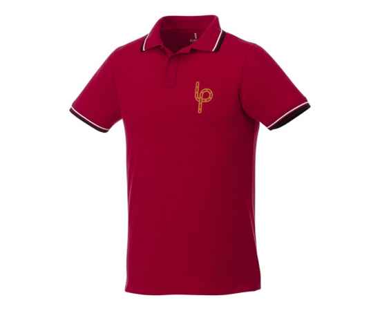 Рубашка поло Fairfield мужская, XS, 3810225XS, Цвет: красный, Размер: XS, изображение 5