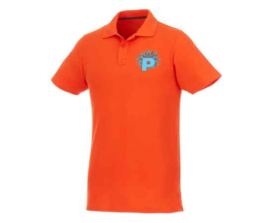 Рубашка поло Helios мужская, XS, 3810633XS, Цвет: оранжевый, Размер: XS, изображение 6