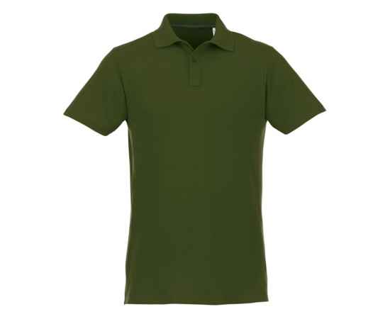 Рубашка поло Helios мужская, XS, 3810670XS, Цвет: зеленый армейский, Размер: XS, изображение 2