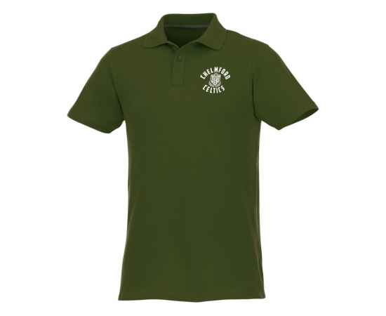 Рубашка поло Helios мужская, XS, 3810670XS, Цвет: зеленый армейский, Размер: XS, изображение 6