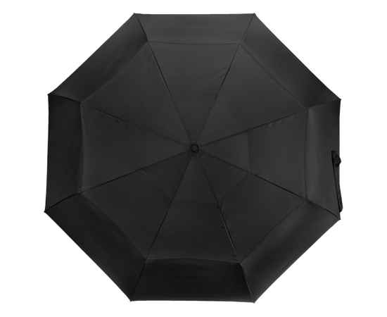 Зонт складной Canopy с большим двойным куполом (d126 см), 908207, Цвет: черный, изображение 4