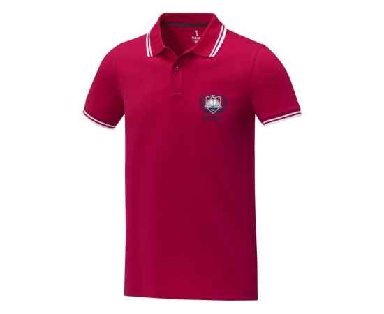Рубашка поло Amarago мужская, XS, 3810821XS, Цвет: красный, Размер: XS, изображение 4