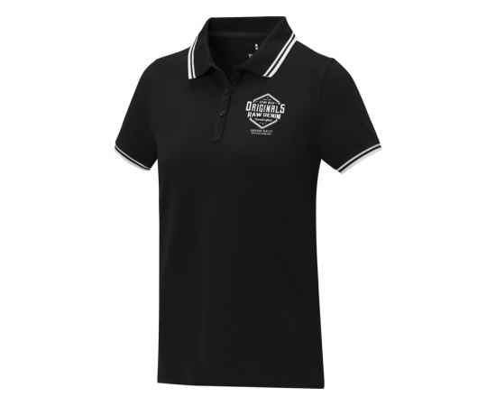 Рубашка поло Amarago женская, S, 3810990S, Цвет: черный, Размер: S, изображение 4