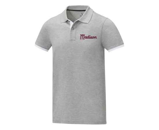 Рубашка поло Morgan мужская, XS, 3811080XS, Цвет: серый, Размер: XS, изображение 4