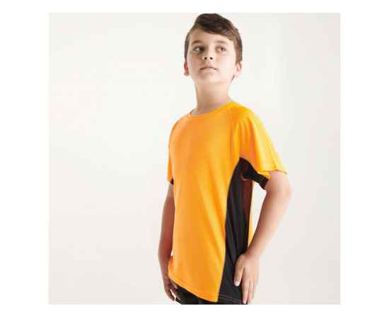 Спортивная футболка Shanghai мужская, S, 659522302S, Цвет: черный,неоновый оранжевый, Размер: S, изображение 5