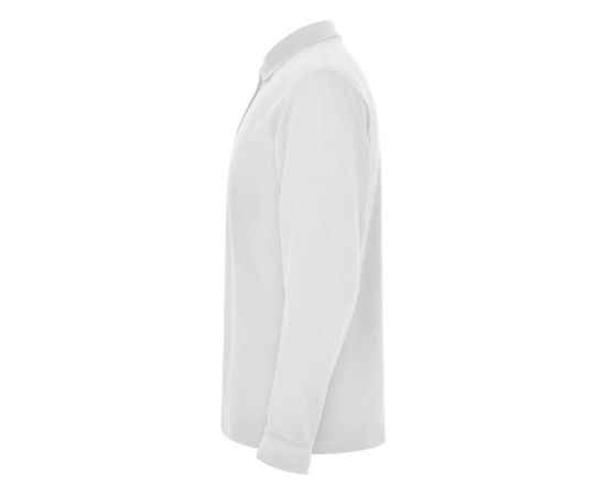 Рубашка поло Estrella мужская с длинным рукавом, S, 6635PO01S, Цвет: белый, Размер: S, изображение 3