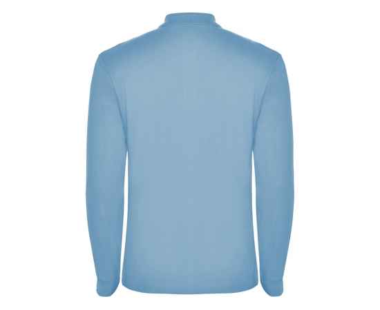 Рубашка поло Estrella мужская с длинным рукавом, S, 6635PO10S, Цвет: небесно-голубой, Размер: S, изображение 2