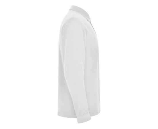 Рубашка поло Estrella мужская с длинным рукавом, S, 6635PO01S, Цвет: белый, Размер: S, изображение 4