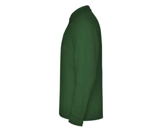 Рубашка поло Estrella мужская с длинным рукавом, S, 6635PO56S, Цвет: зеленый бутылочный, Размер: S, изображение 3