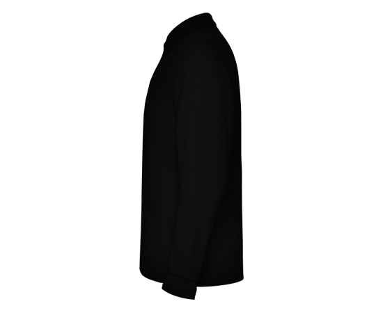Рубашка поло Estrella мужская с длинным рукавом, S, 6635PO02S, Цвет: черный, Размер: S, изображение 3