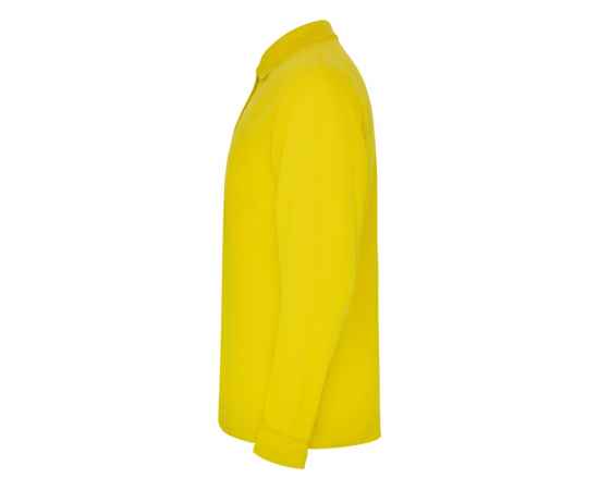Рубашка поло Estrella мужская с длинным рукавом, S, 6635PO03S, Цвет: желтый, Размер: S, изображение 3