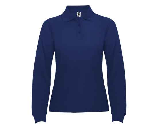 Рубашка поло Estrella женская с длинным рукавом, S, 6636PO05S, Цвет: синий, Размер: S, изображение 4
