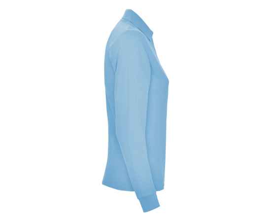 Рубашка поло Estrella женская с длинным рукавом, S, 6636PO10S, Цвет: небесно-голубой, Размер: S, изображение 4