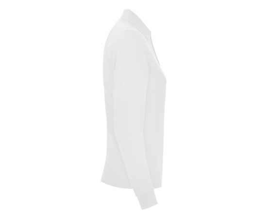 Рубашка поло Estrella женская с длинным рукавом, S, 6636PO01S, Цвет: белый, Размер: S, изображение 4