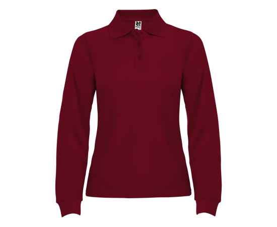 Рубашка поло Estrella женская с длинным рукавом, S, 6636PO57S, Цвет: бордовый, Размер: S, изображение 8