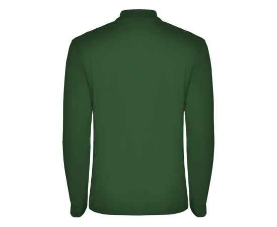 Рубашка поло Estrella мужская с длинным рукавом, S, 6635PO56S, Цвет: зеленый бутылочный, Размер: S, изображение 2