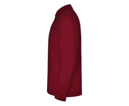 Рубашка поло Estrella мужская с длинным рукавом, S, 6635PO57S, Цвет: бордовый, Размер: S, изображение 3