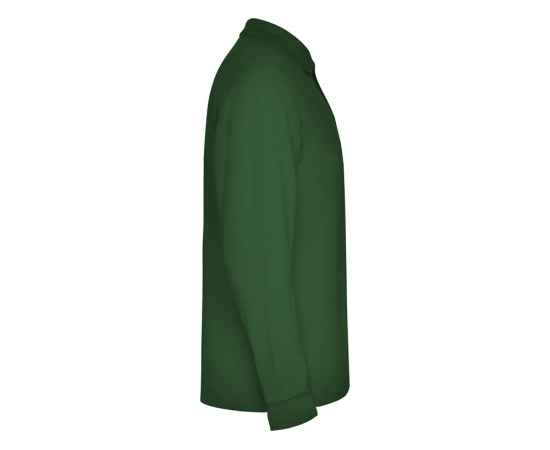 Рубашка поло Estrella мужская с длинным рукавом, S, 6635PO56S, Цвет: зеленый бутылочный, Размер: S, изображение 4