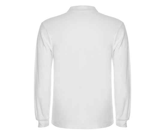Рубашка поло Estrella мужская с длинным рукавом, S, 6635PO01S, Цвет: белый, Размер: S, изображение 2