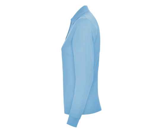 Рубашка поло Estrella женская с длинным рукавом, S, 6636PO10S, Цвет: небесно-голубой, Размер: S, изображение 3
